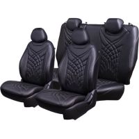 Чехлы Премиум Экокожа Байрон Президент|Жук на Daewoo Gentra