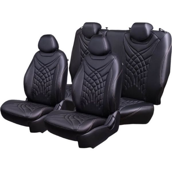 Чехлы Премиум Экокожа Байрон Президент|Жук на Daewoo Gentra