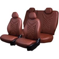 Чехлы Премиум Экокожа Байрон Президент|Жук на Daewoo Gentra