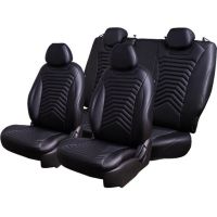 Чехлы Премиум Экокожа Байрон Президент|Жук на Daewoo Gentra