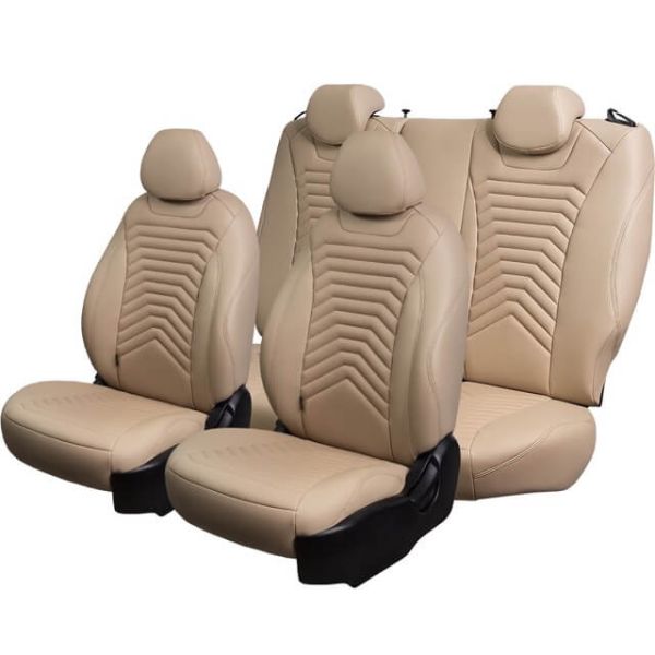 Чехлы Премиум Экокожа Байрон Президент|Жук на Daewoo Gentra