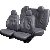 Чехлы Премиум Экокожа Байрон Президент|Жук на Daewoo Gentra