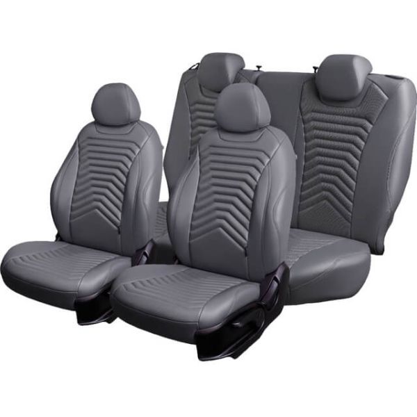 Чехлы Премиум Экокожа Байрон Президент|Жук на Daewoo Gentra