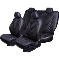 Чехлы Премиум Экокожа Байрон Президент|Жук на Daewoo Gentra