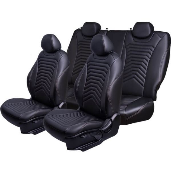 Чехлы Премиум Экокожа Байрон Президент|Жук на Daewoo Gentra