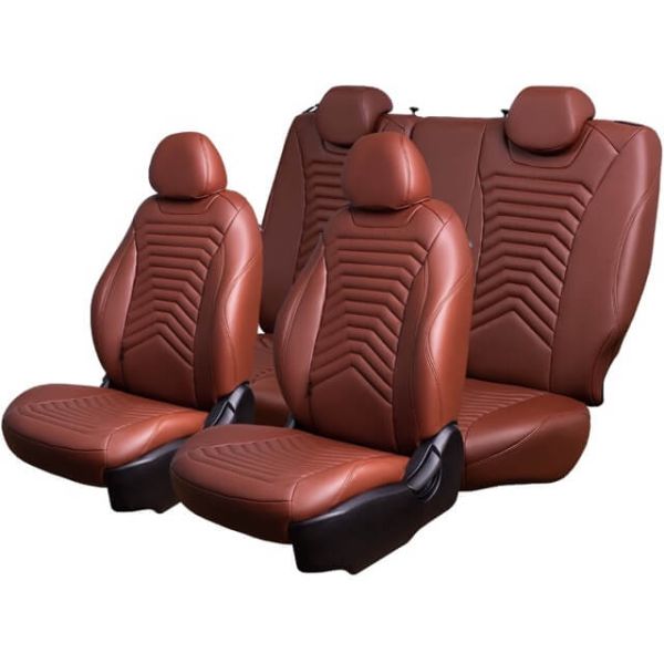 Чехлы Премиум Экокожа Байрон Президент|Жук на Daewoo Gentra