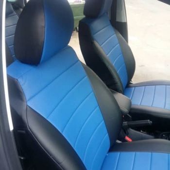 Авточехлы Автопилот Черный синий цвет