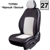 Чехлы Экокожа Турин Классик на Daewoo Gentra